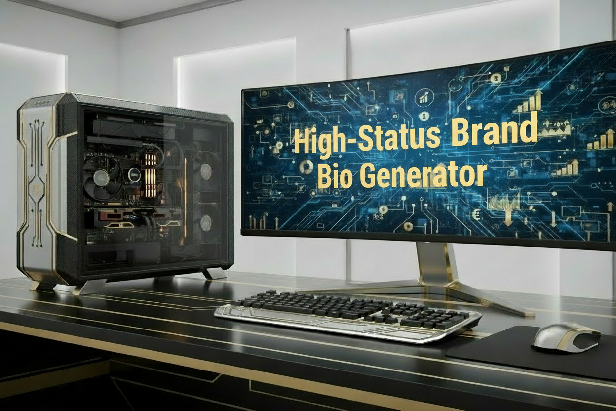 High-Status Brand Bio Generator