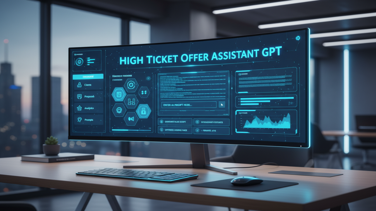 High-Ticket Offer Assistant GPT